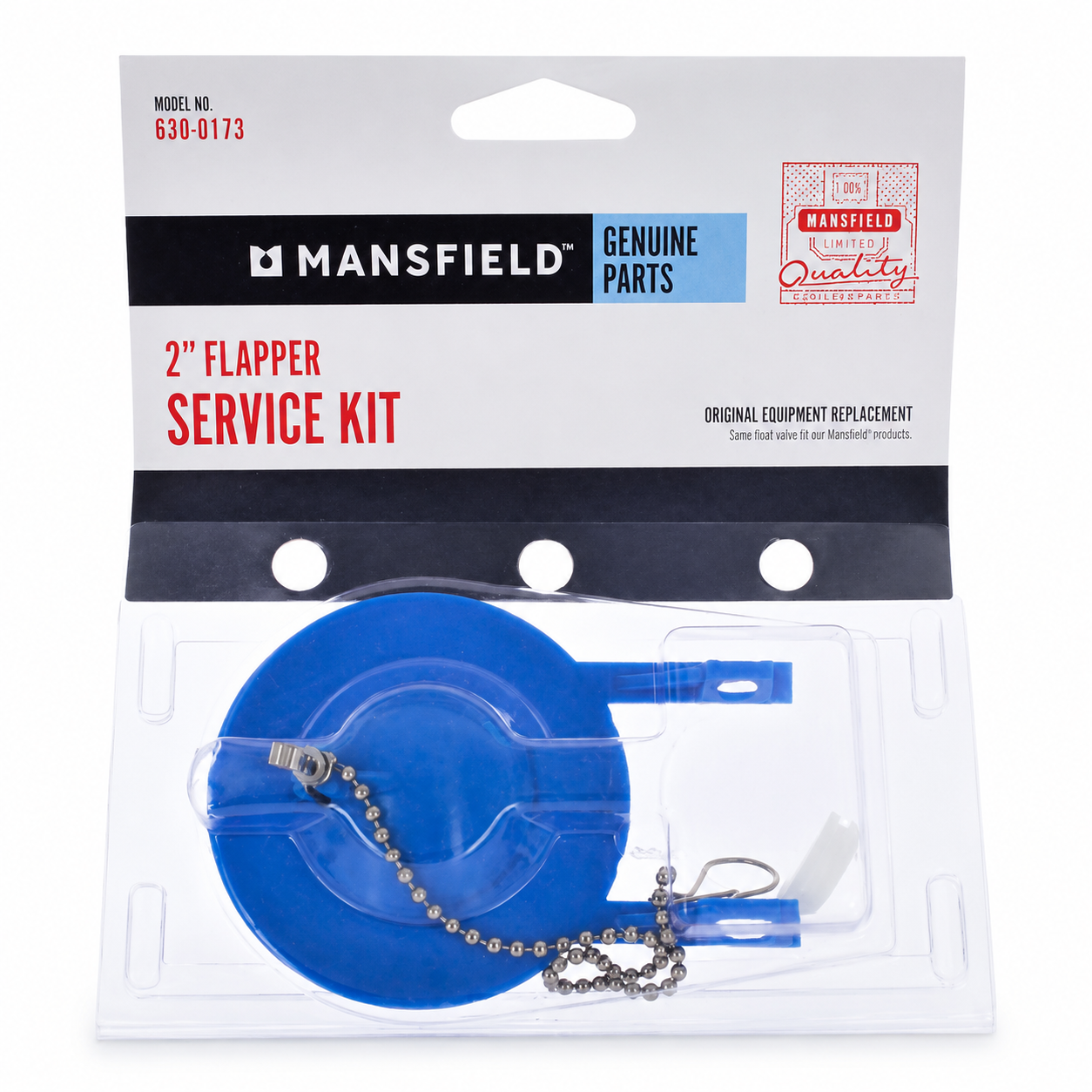 Mansfield UNIV Flapper Service Kit 2" Model No. 630-0173