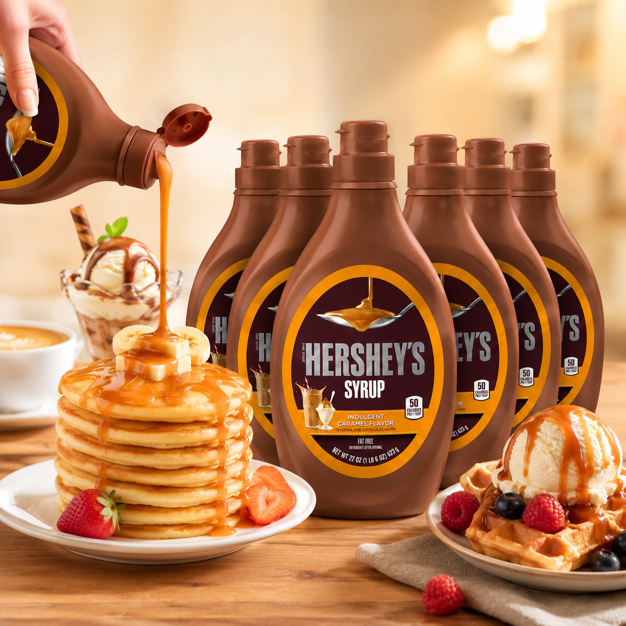 HERSHEY'S Caramel Syrup 22 oz