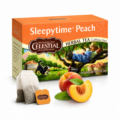 Celestial Seasonings Herbal Tea Sleepytime Peach (Pack of 2)
