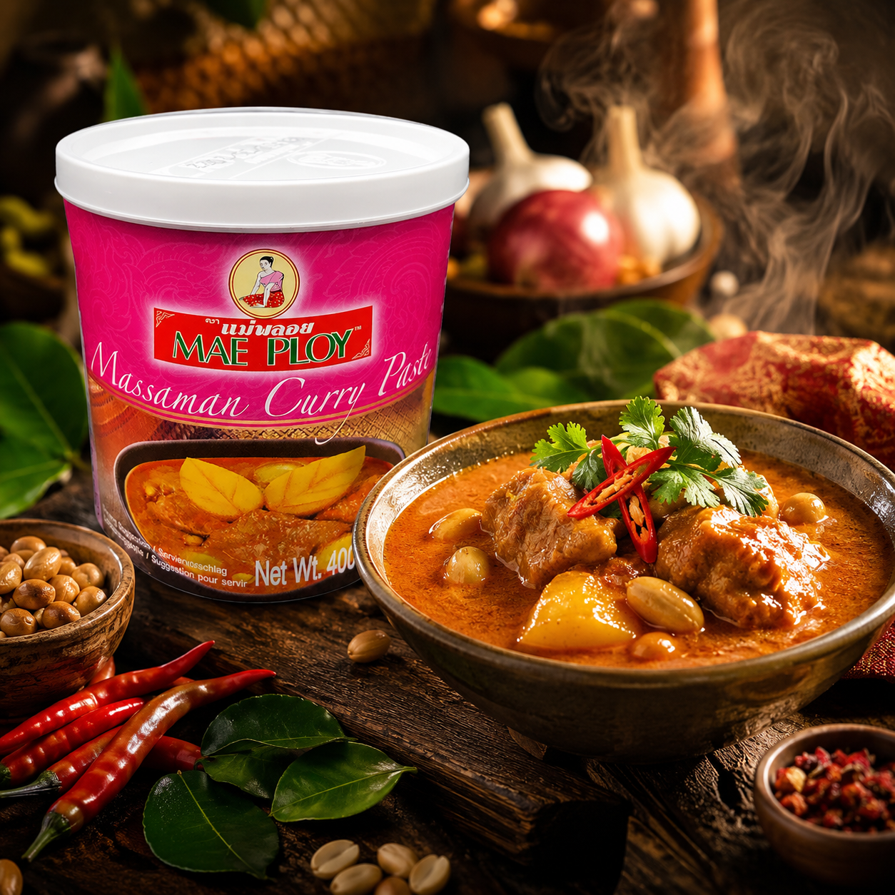 Mae Ploy Massaman Curry Paste - 400 grams