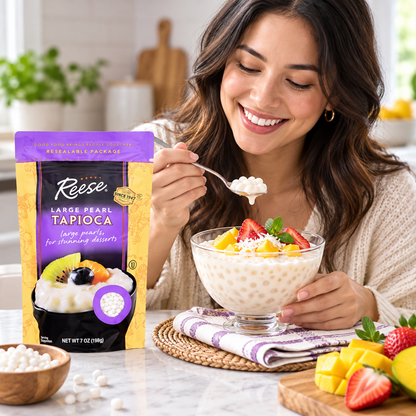 Reese Large Pearl Tapioca, 7 oz (Pack of 6) Reese