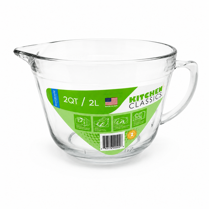 Kitchen Classics 2 Quart Batter Bowl, Mix and Measure