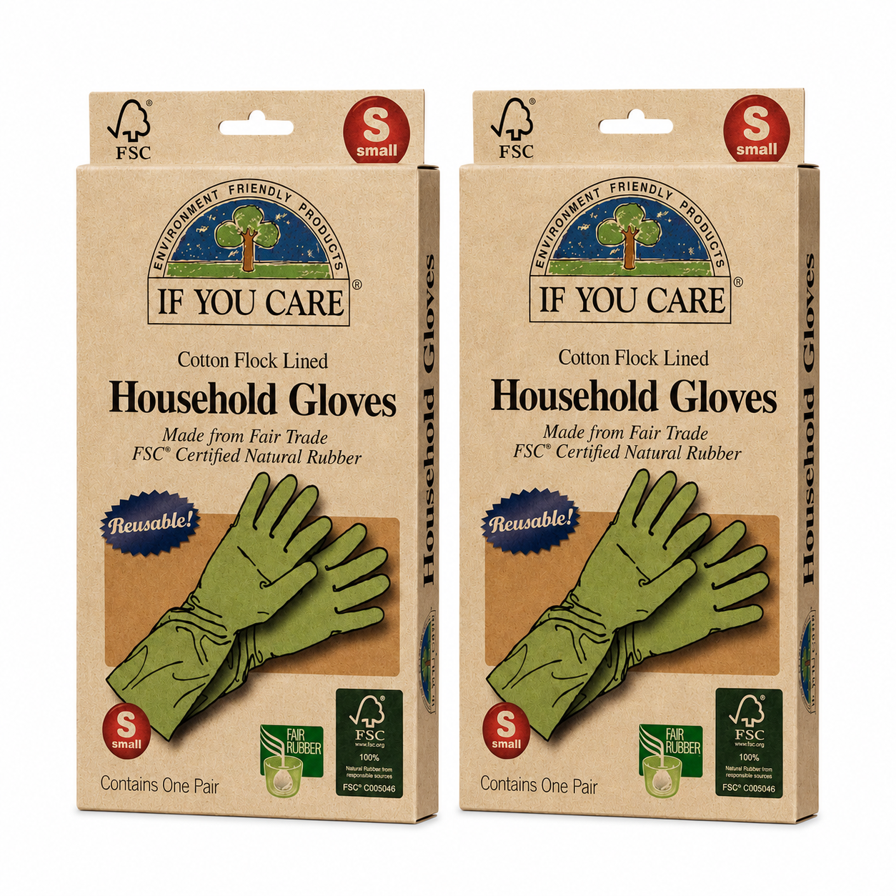 If You Care Fair Trade FSC Household Gloves Small