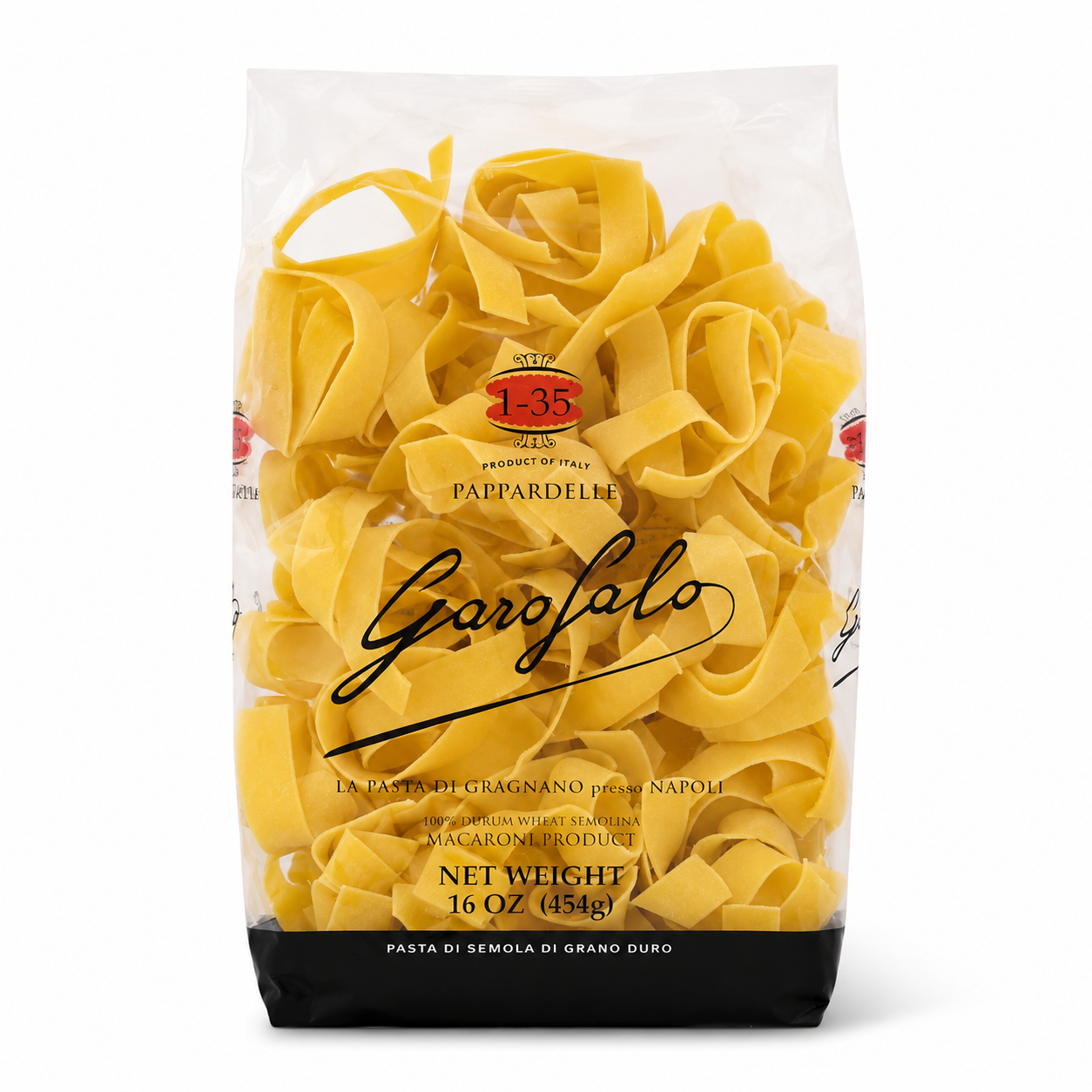 Garofalo - Premium Durum Wheat Semolina Pappardelle Pasta, Italian Made, Bronze-Drawn, Al-Dente, One-Ingredient Pasta (Pack of 2)