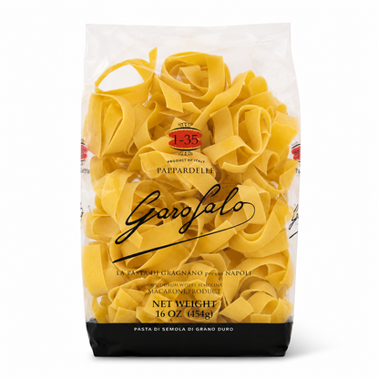 Garofalo - Premium Durum Wheat Semolina Pappardelle Pasta, Italian Made, Bronze-Drawn, Al-Dente, One-Ingredient Pasta (Pack of 2)