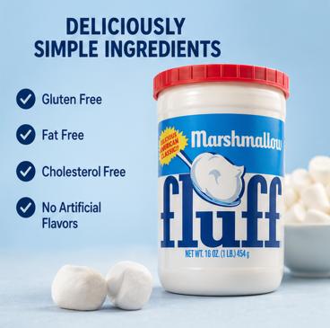 Marshmallow Fluff Classic Original Flavor Marshmallow Spread 16 oz