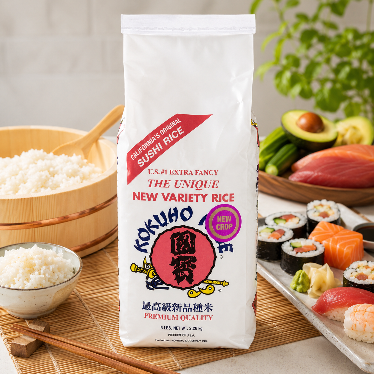 Kokuho Rose Rice, 5 lb