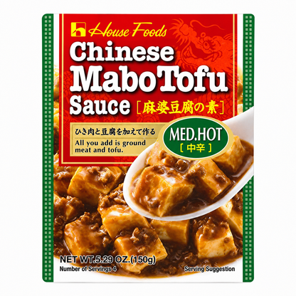 House Foods Medium Hot Chinese Mabo Tofu Sauce, 5.29 Ounce