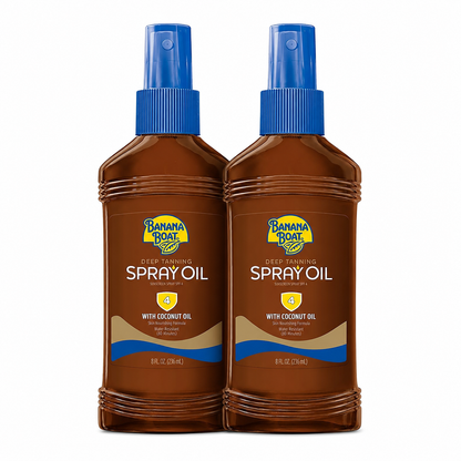 Banana Boat Deep Tanning SPF#4 Spray Oil With Coconut Oil 236ml