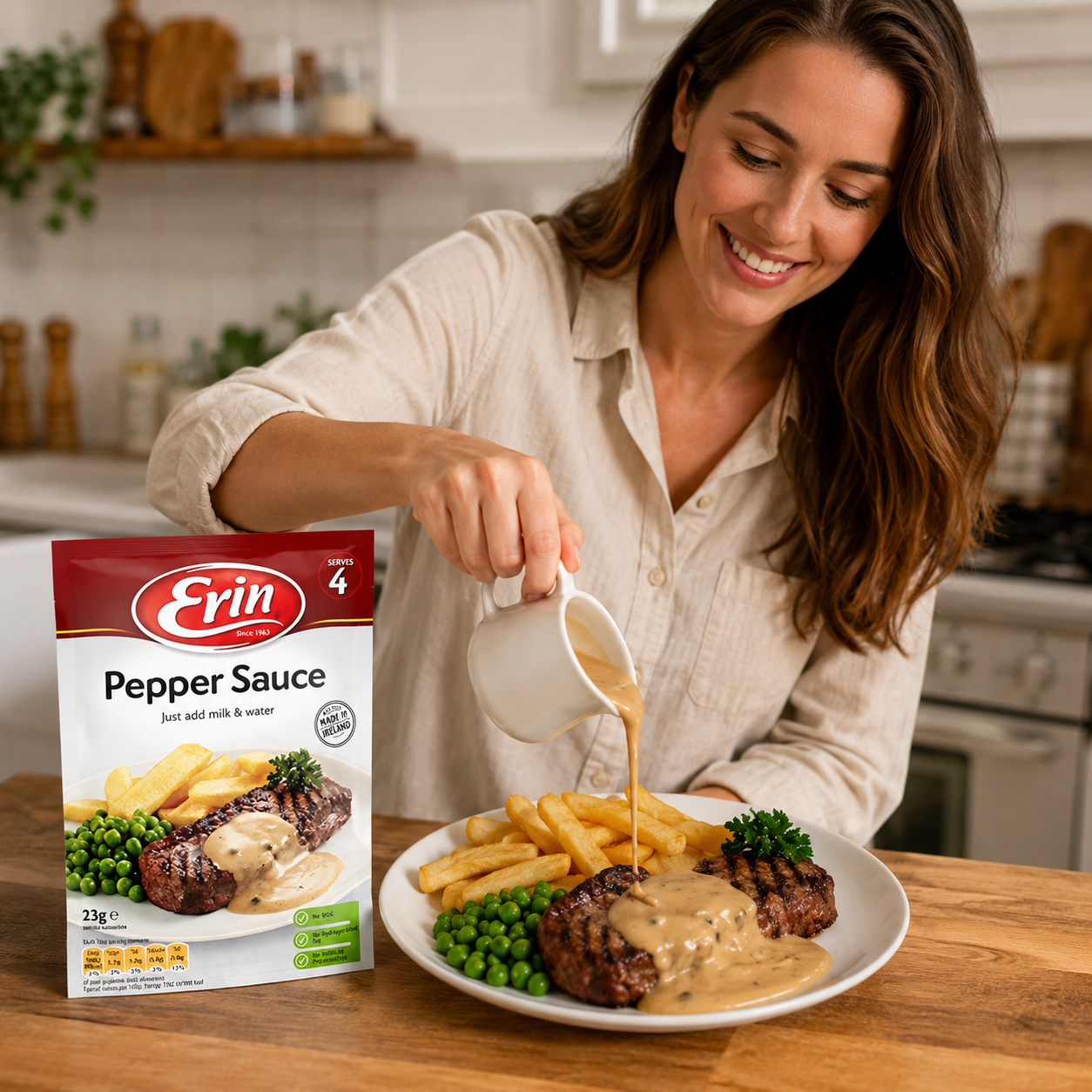 Erin Pepper Sauce Irish Peppercorn Sauce per Bag 0.81 oz