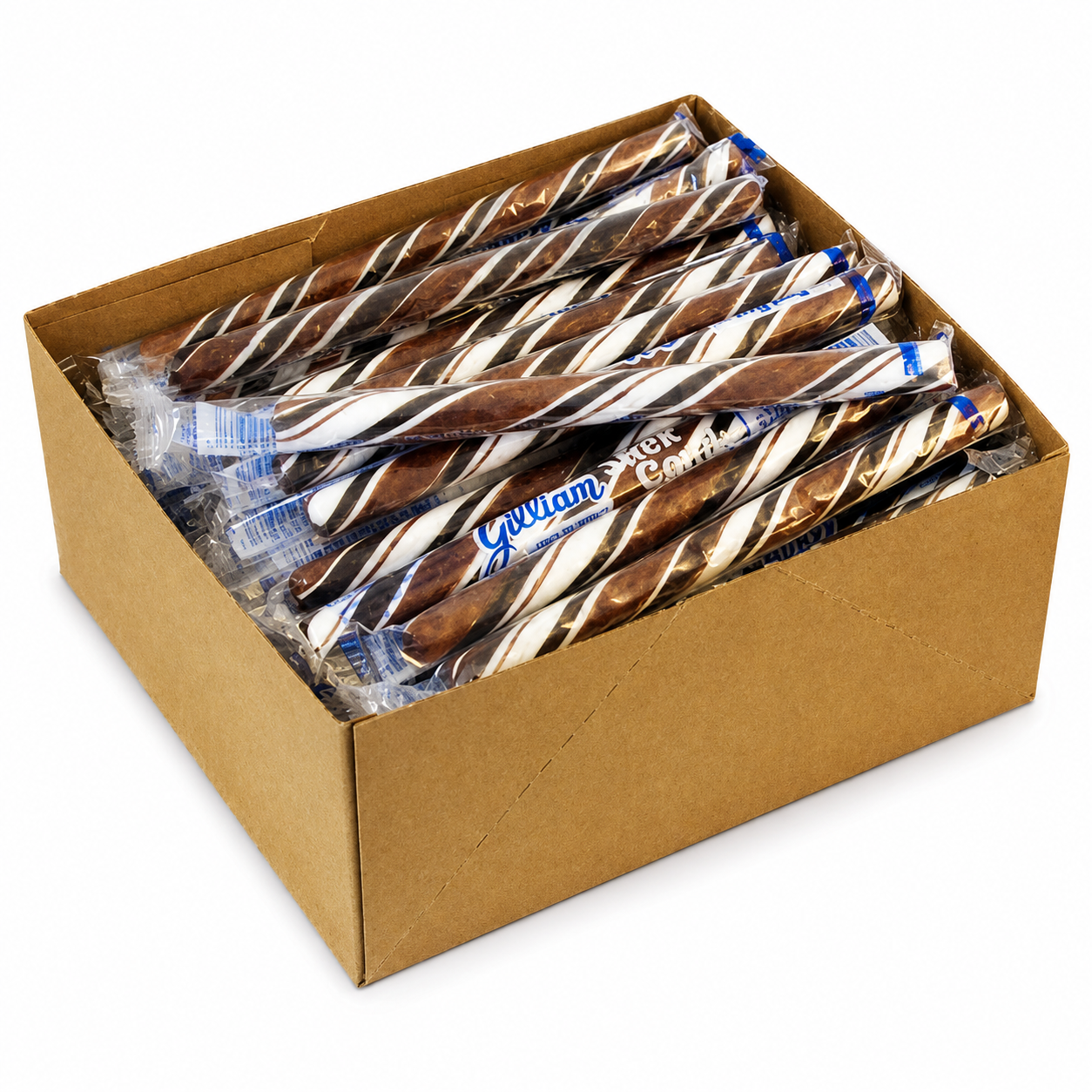 Gilliam's Old Fashioned Candy Sticks in classic Root Beer flavor