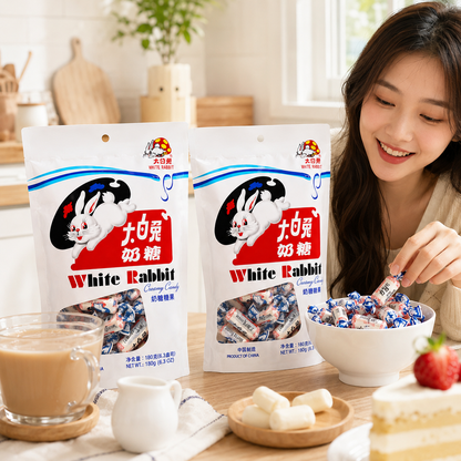 Z. Emma White Rabbit Creamy Candy 6.3 Oz (Pack of 2)
