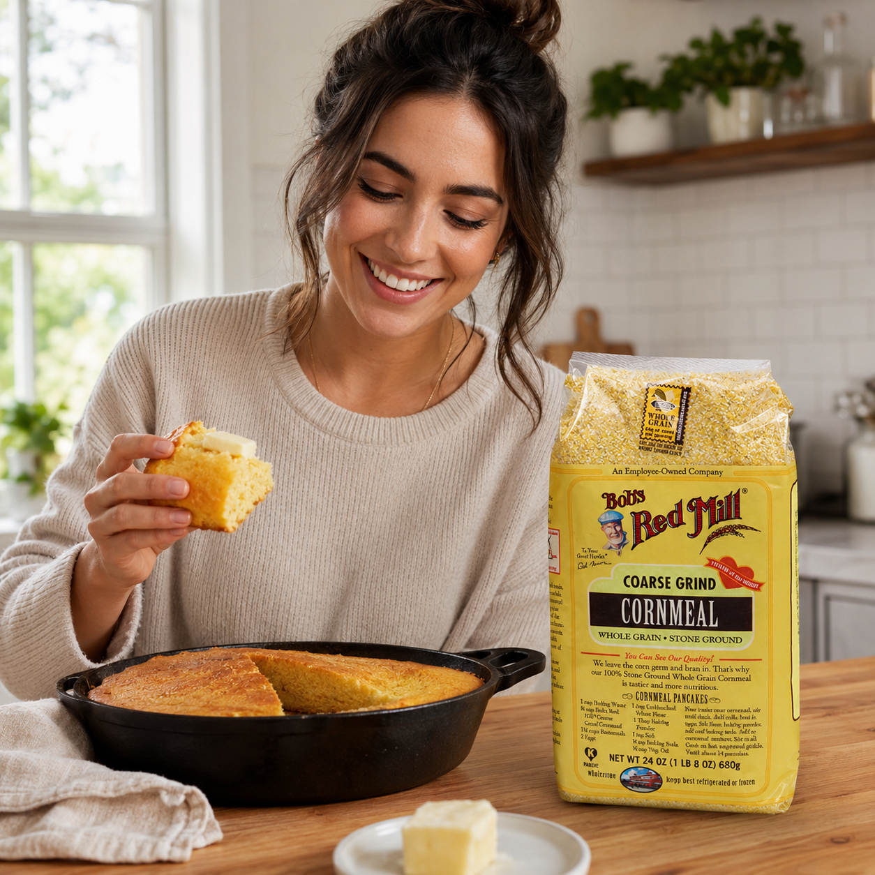 Bob's Red Mill Cornmeal Coarse Grind 24.0 OZ (Pack of 2)