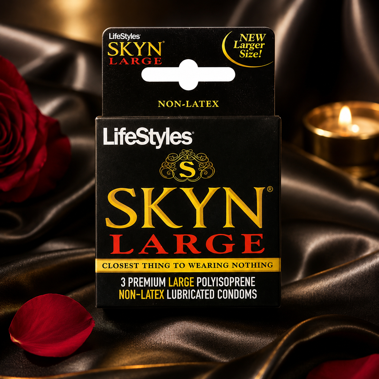 Lifestyles Skyn Large Non-Latex, 3 Count