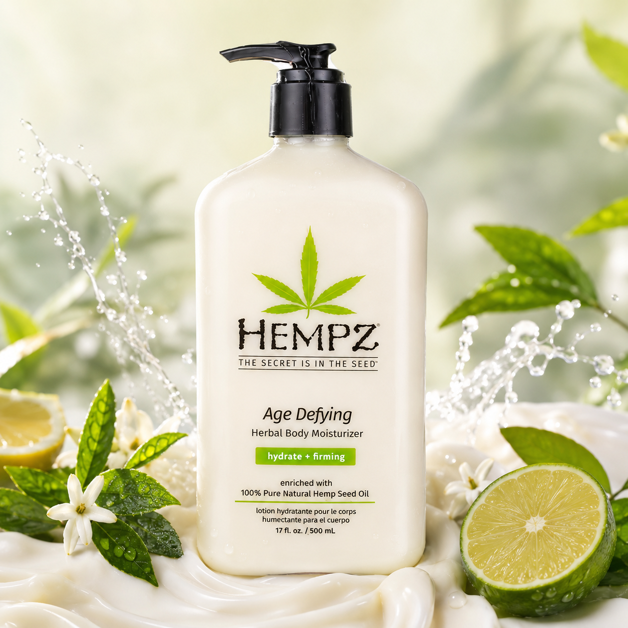 Hempz Age Defying Body Moisturizer 17 oz Pump 16.91 fl oz