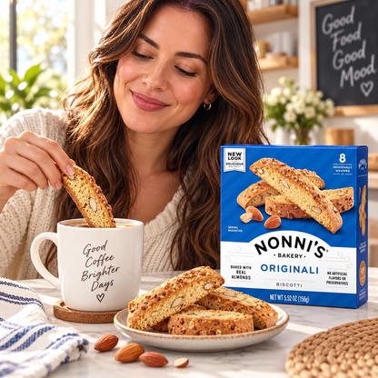Nonnis Biscotti Original 5.52 oz (Pack of 2) Nonni's