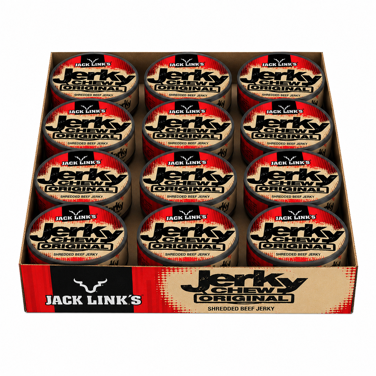 Jack Link's Original Flavor Jerky Chew 0.32 oz Tins