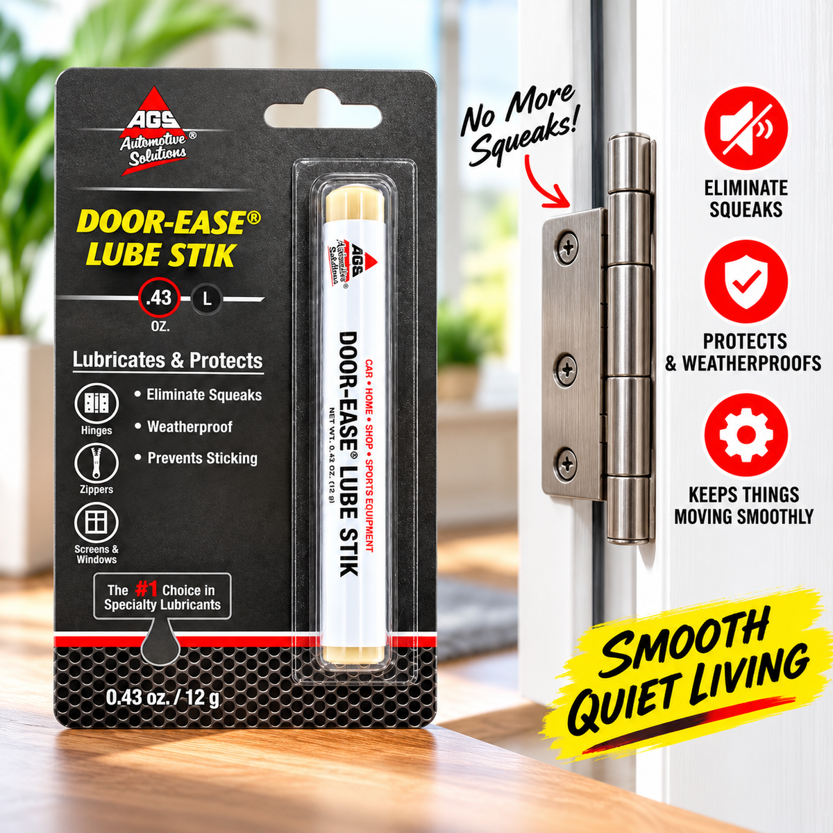 AGS DE-2 Door Ease Lube Stick AGS