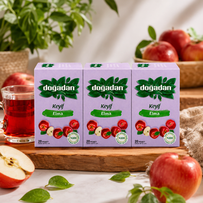 Dogadan Premium Turkish Apple Tea Elma Cayi 20 Tea Bags