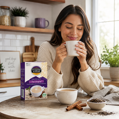 Oregon Chai Original Chai Tea Latte Mix 8 packets per box