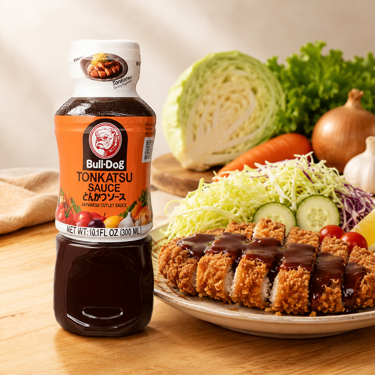 Bull-Dog Vegetable & Fruit Tonkatsu Sauce . 2 Bottles 10.1 Fl. Oz