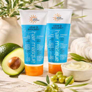 Earth Therapeutics Olive & Avocado Deep Conditioning Hair Masque For Normal to Dry Hair 6 oz