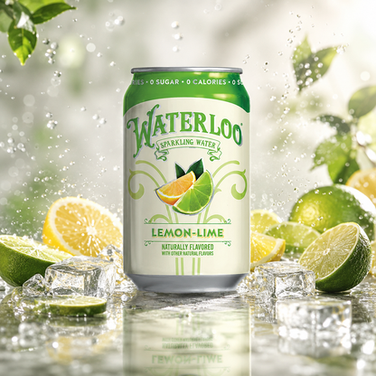 Waterloo Sparkling Water Lemon-Lime Sparkling Water 12 Fl Oz