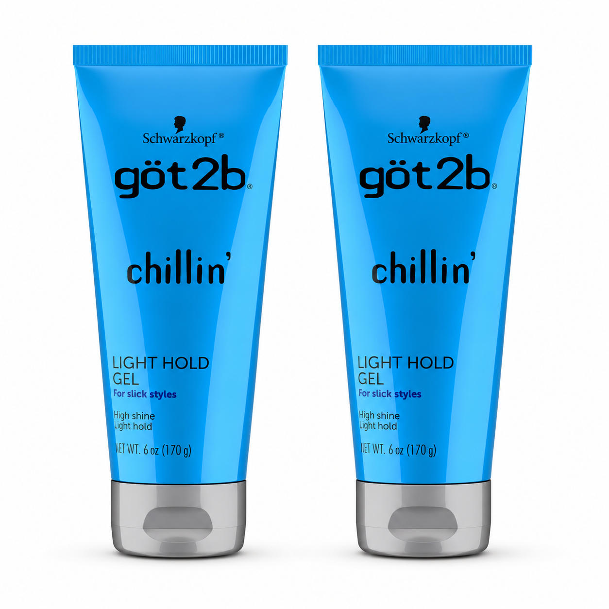 Got2B Chillin Gel Light Hold 6 Ounce (Pack of 2)