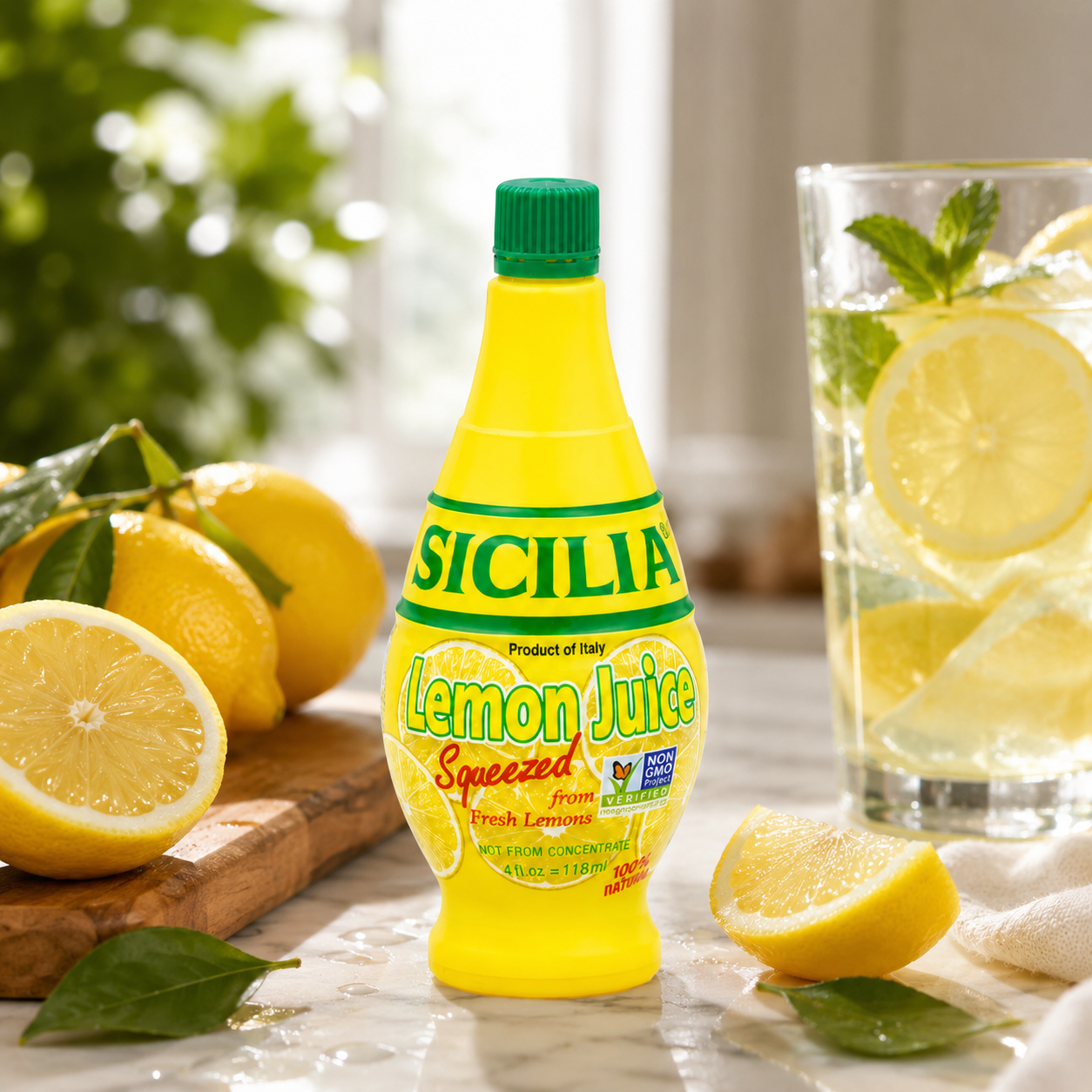 Sicilia Fresh Squeezed Lemon Juice 4 oz