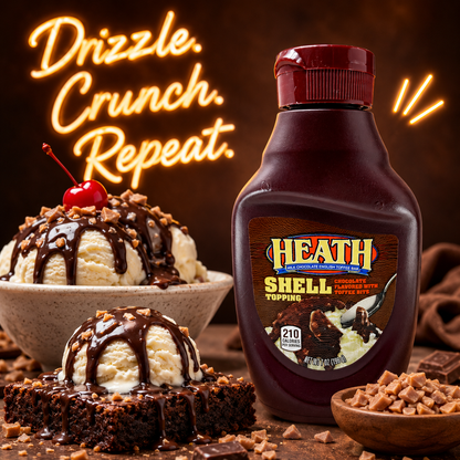 Heath Shell Topping 7 oz Bottle