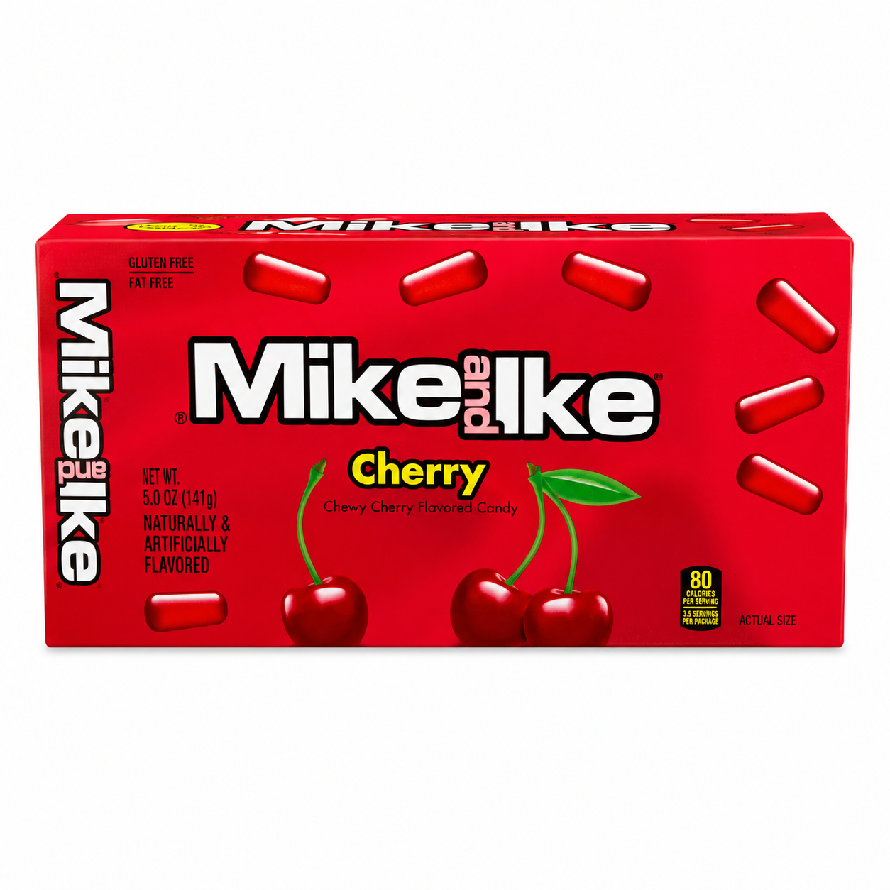 Mike and Ike Cherry Chewy Candies 0.78 oz Box (Pack of 24)