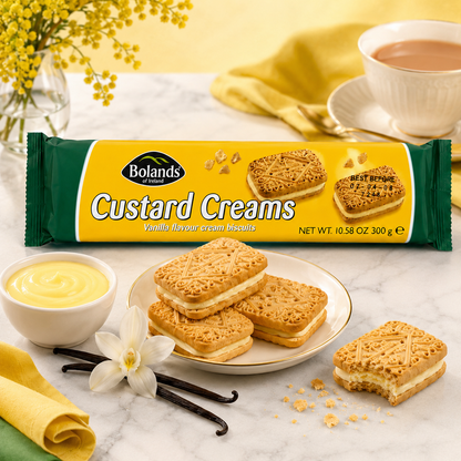 Bolands Custard Creams Cookie Imported from Ireland 10.58 oz