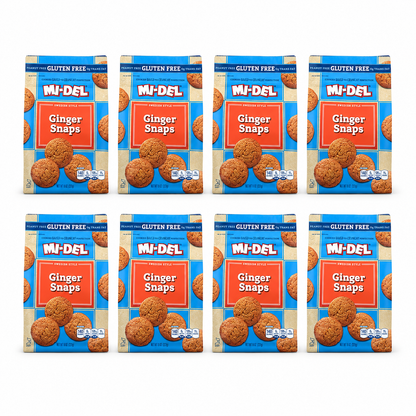 Midel Ginger Snaps, Gluten Free 8 Ounce (Pack of 8)