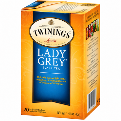 Twinings Lady Grey Black Tea 20 Tea Bags