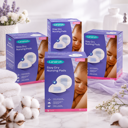 Lansinoh Nursing Pads Stay Dry 60 Each (Pack of 4)