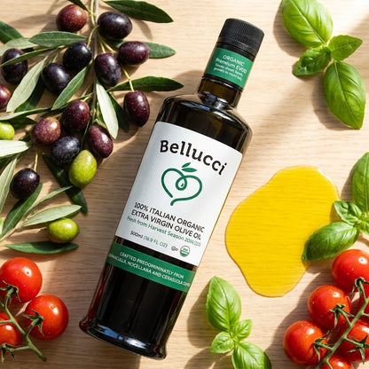 Bellucci Premium Olive Oil, Extra Virgin Organic, 16.9 fl oz Bellucci