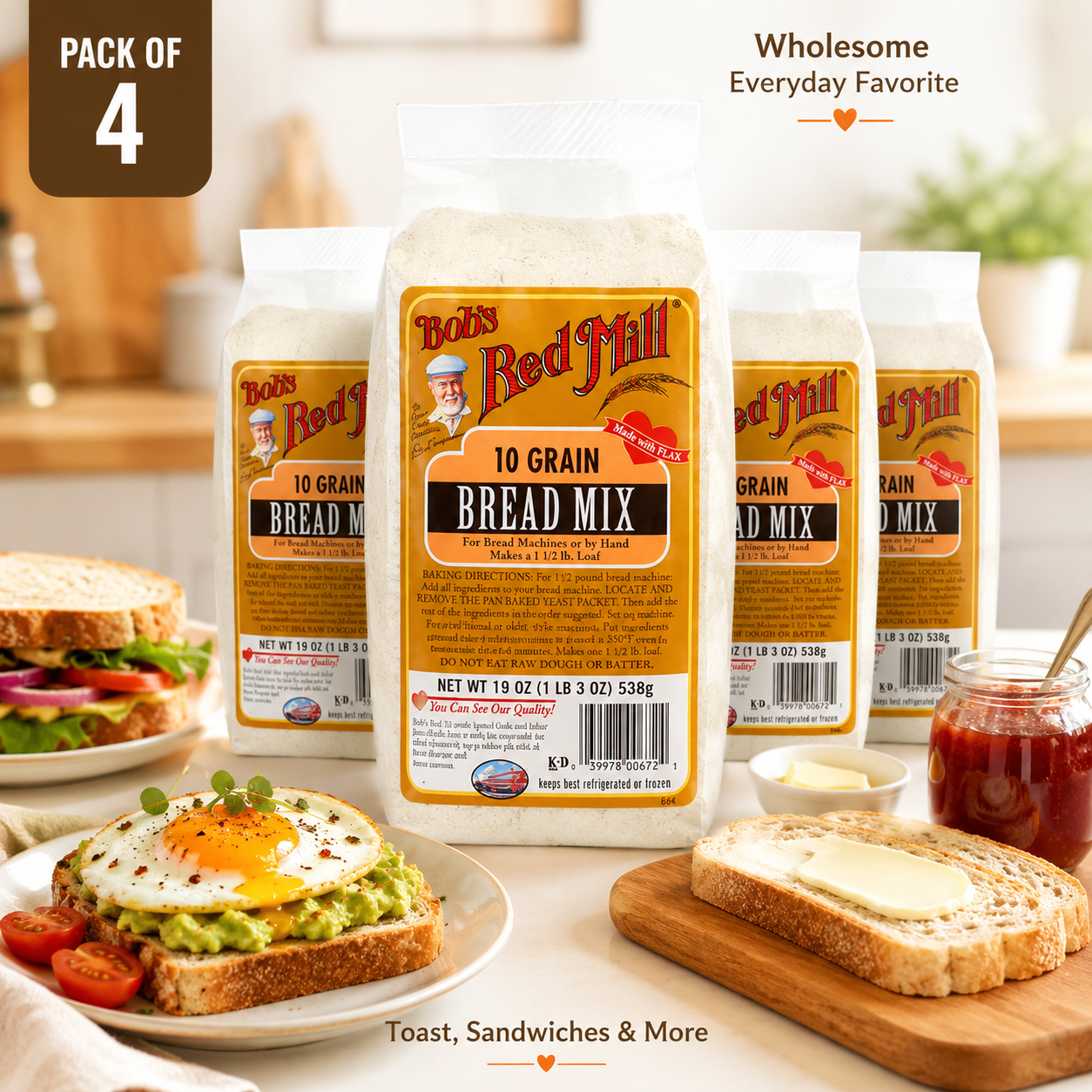 Bob's Red Mill 10 Grain Bread Mix 19 oz
