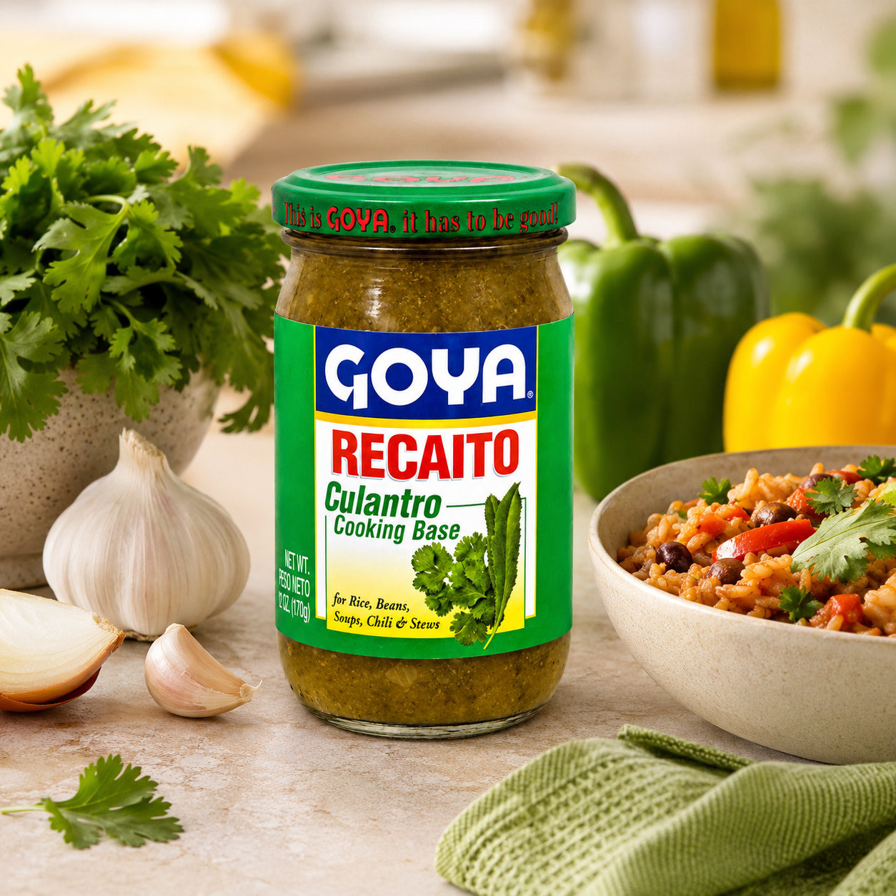 Goya Recaito Culantro Cooking Base 2151 Green 6 Ounce