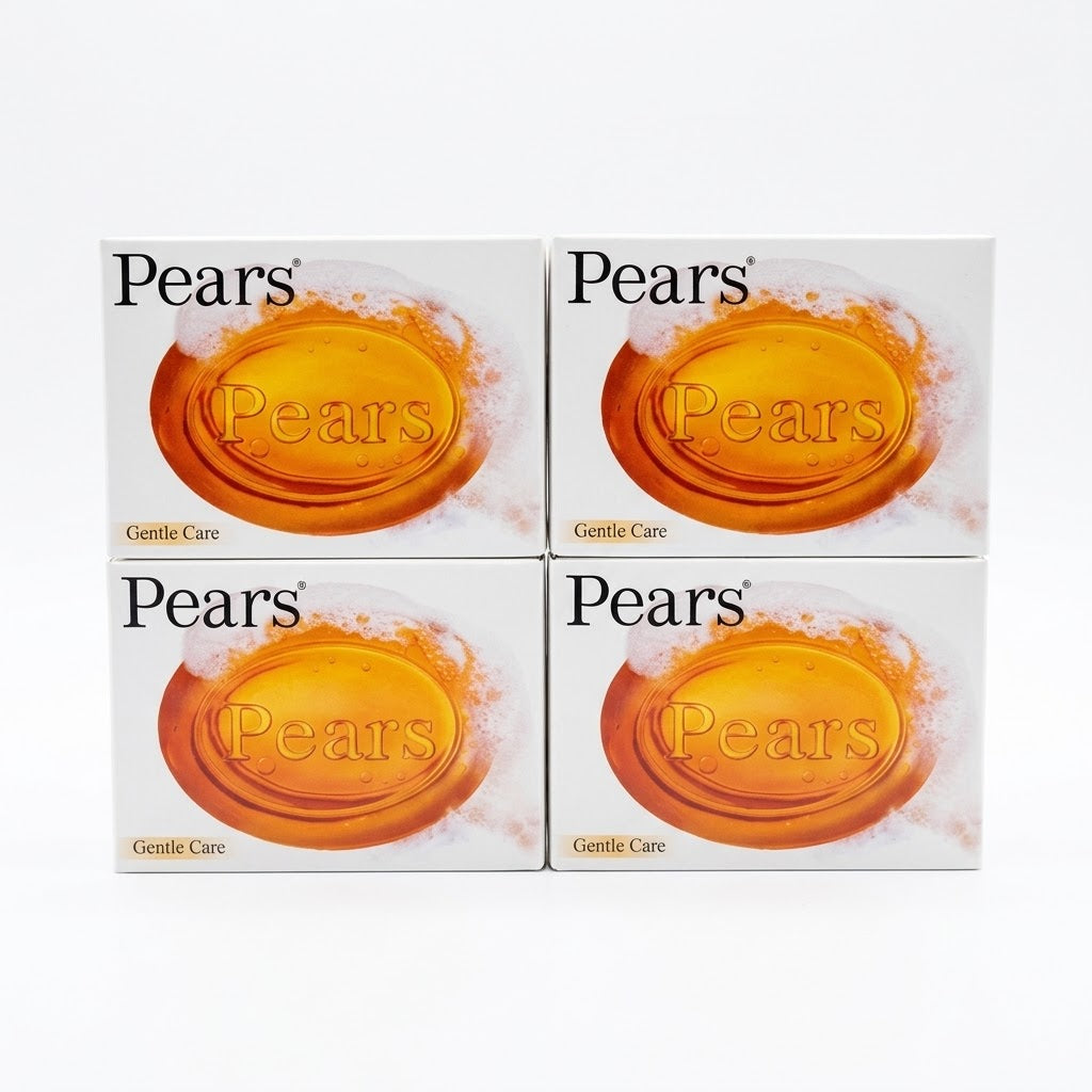 Pears Soap Gentle Care Transparent 4.4 oz (Pack of 4) Pears