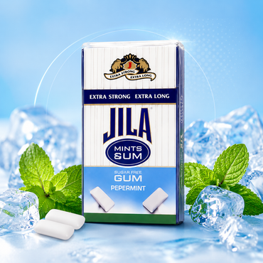 Jila Sugar Free Peppermint Gum 0.8 oz
