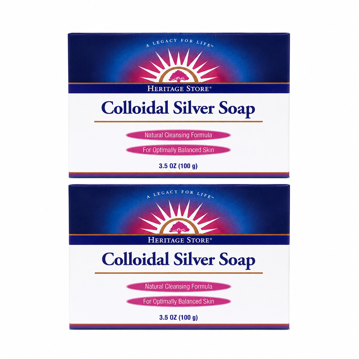 HERITAGE STORE Colloidal Silver Soap 3.5 oz Heritage Store