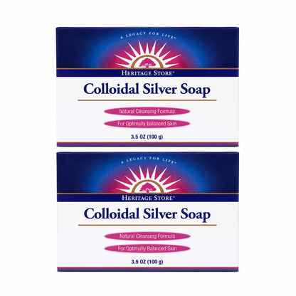 HERITAGE STORE Colloidal Silver Soap 3.5 oz Heritage Store