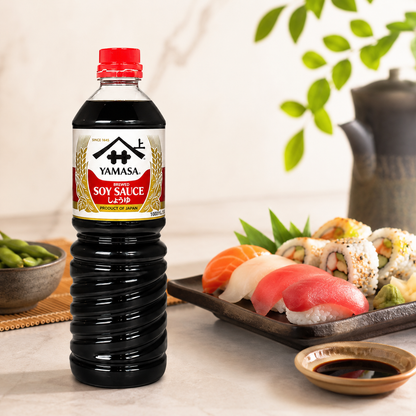 Yamasa Soy Sauce Naturally Brewed Preservative Free 34 fl. oz. Japan Imported
