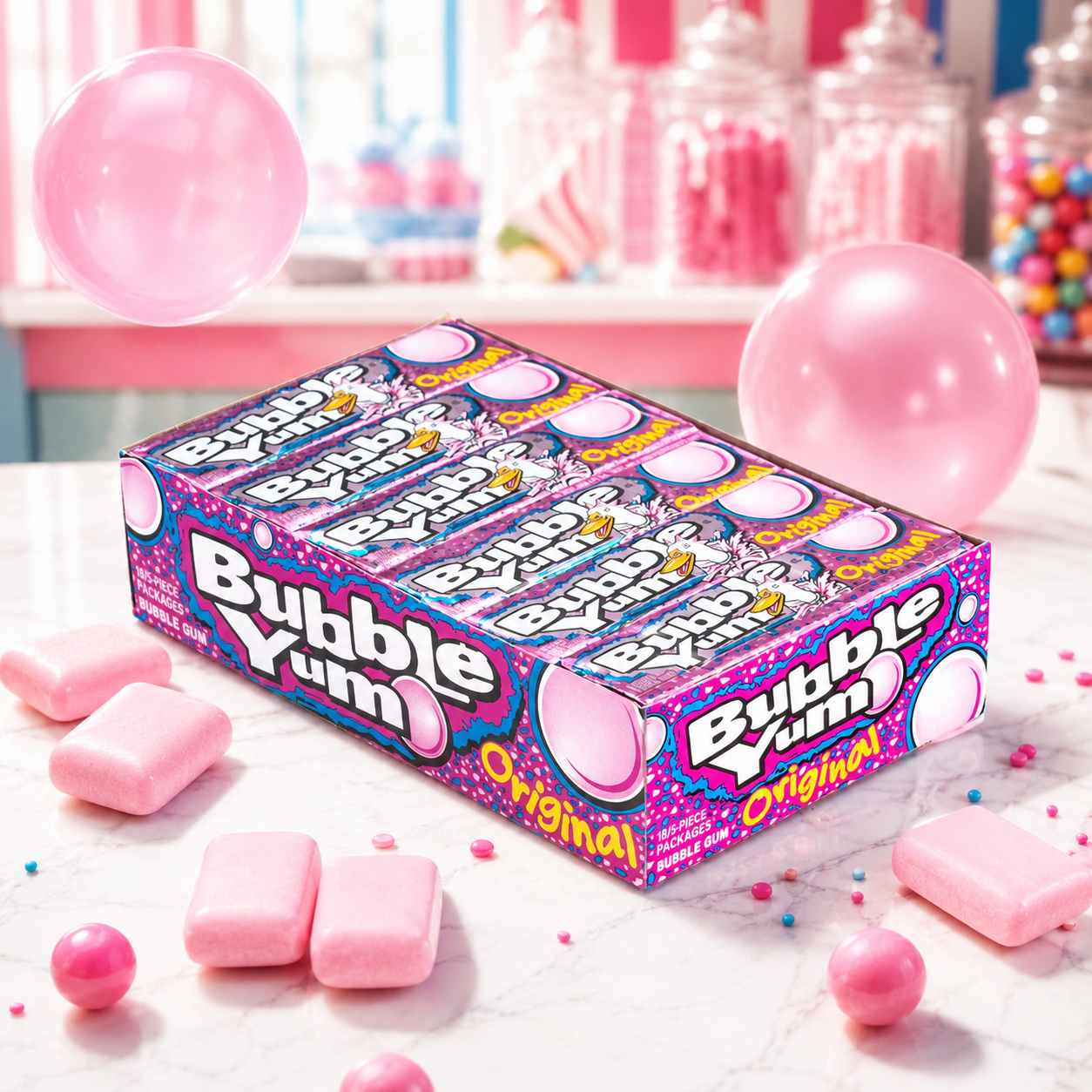 Bubble Yum Original Bubble Gum 5 ct
