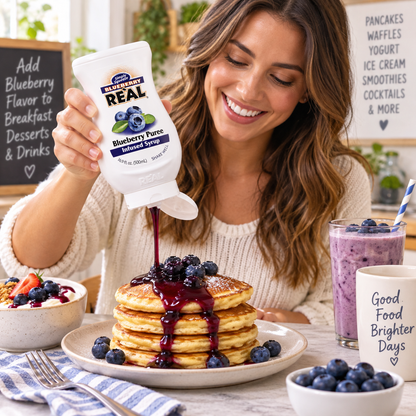 Real Infused Exotics Blueberry Puree Syrup, 16.9 fl oz ReÃƒÂ l