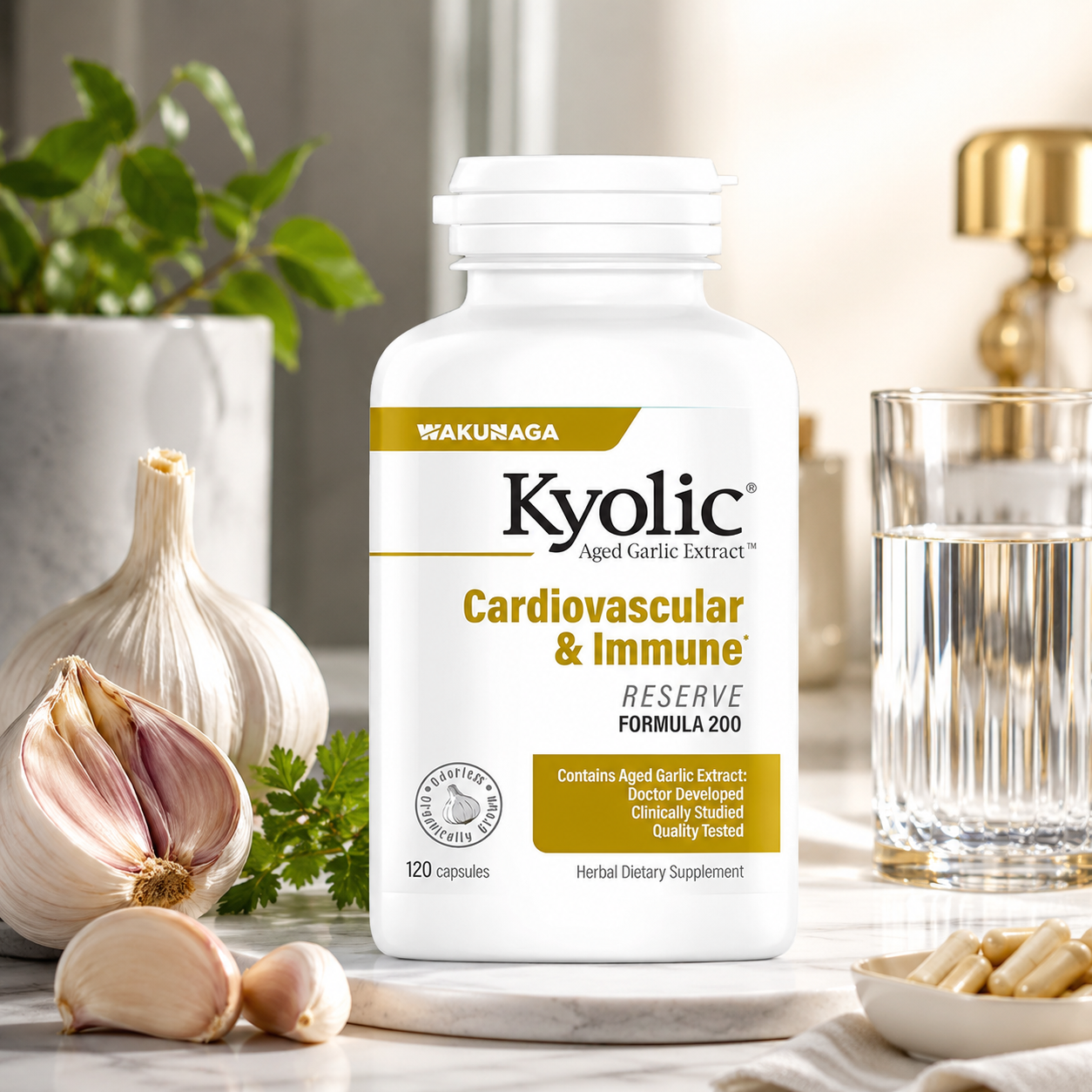 Kyolic Reserve Aged Garlic Extract 120 caps