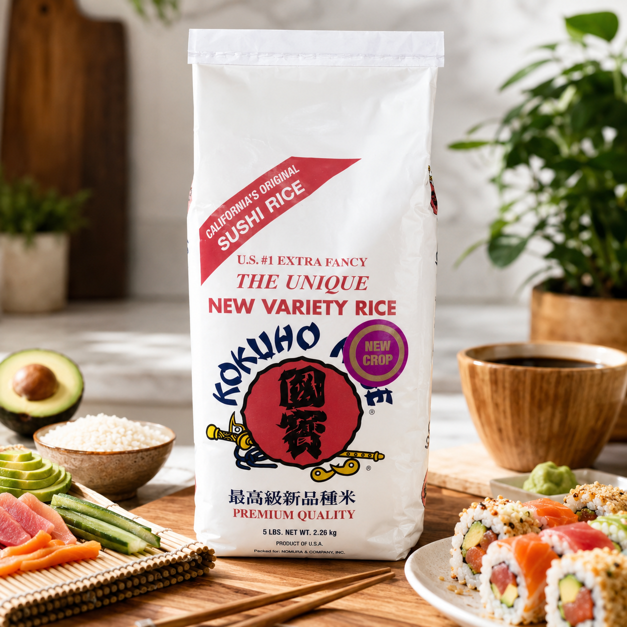 Kokuho Rose Rice, 5 lb