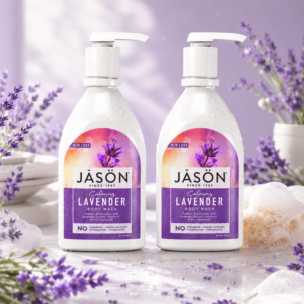JASON Calming Lavender Body Wash 30 oz