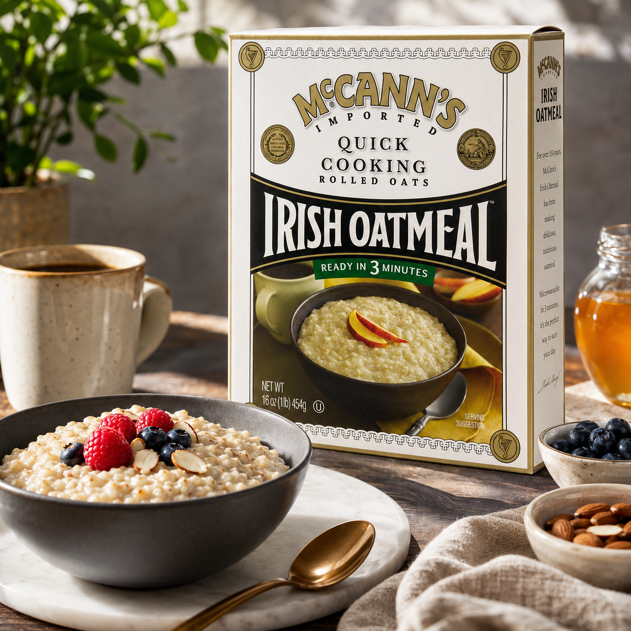 McCann's Irish Oatmeal Quick Cooking Rolled Oats 16 oz