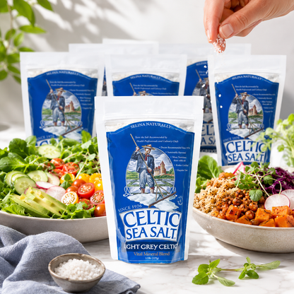 Celtic Sea Salt Light Grey Sea Salt Additive-Free Gluten-Free Non-GMO Verified Kosher Paleo-Friendly 1/2 lb